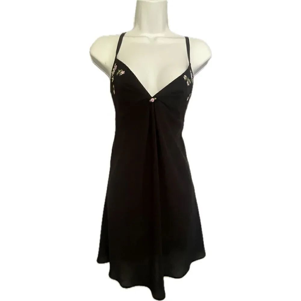 Oscar De La Renta Vintage Pink Label Slip Dress Size M